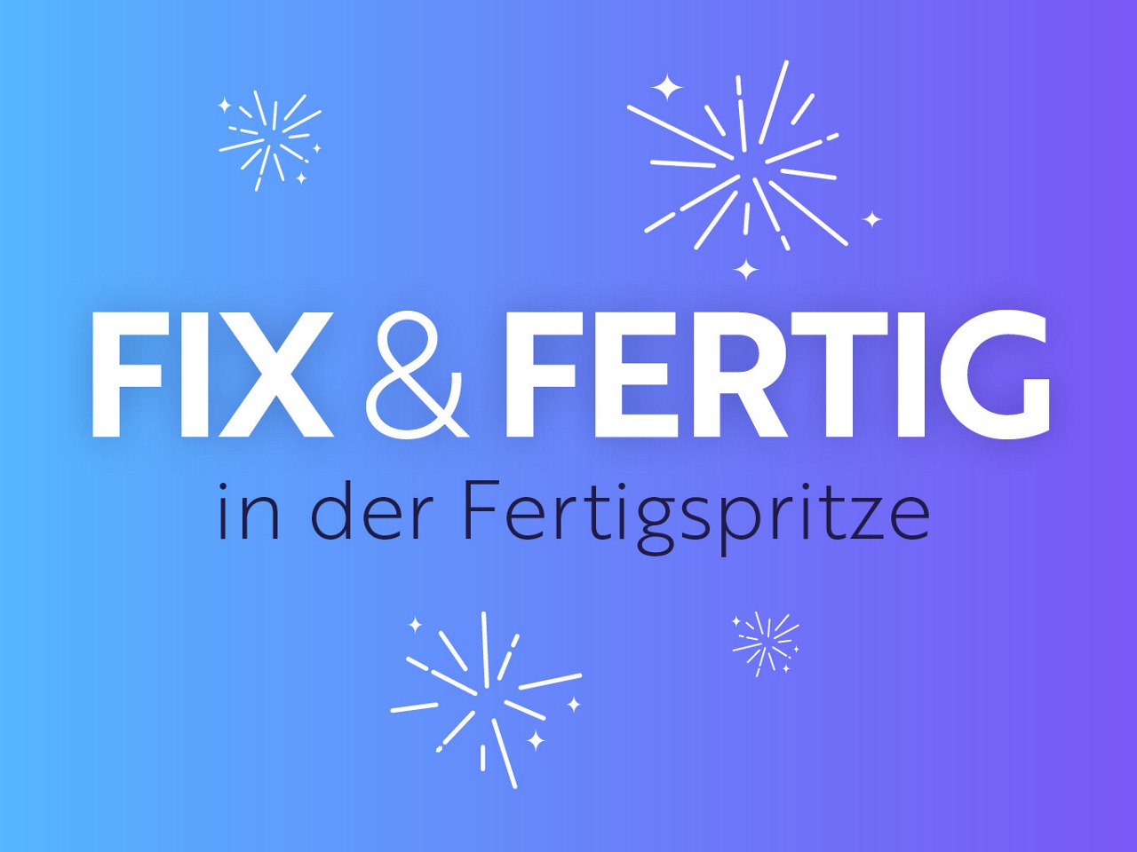 Fertigspritze Feuerwerk