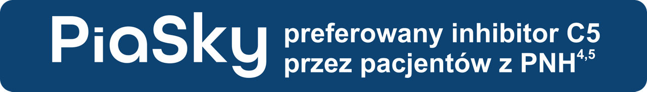Piasky preferowany inhibitor C5 przez pacjentów z PNH