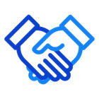 Business handshake icon