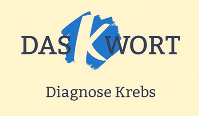 Logo der Initiative "Das K Wort - Diagnose Krebs"