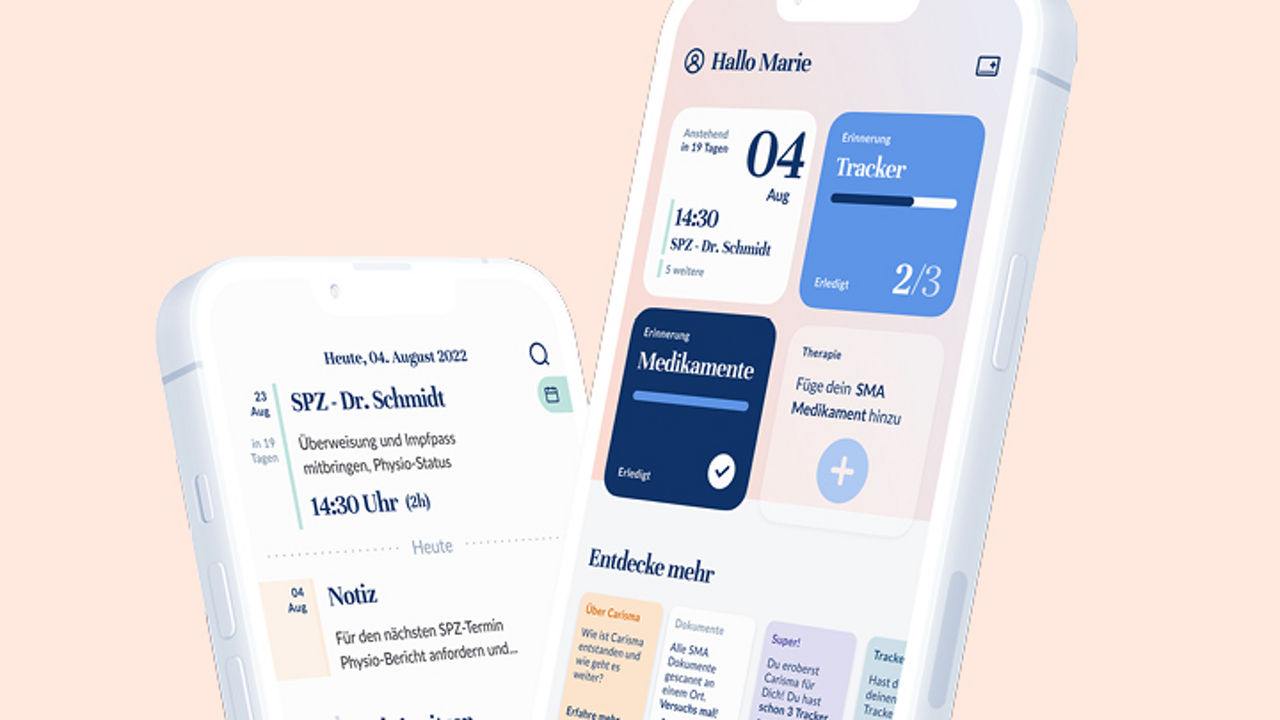 Carisma – die App für Menschen mit SMA