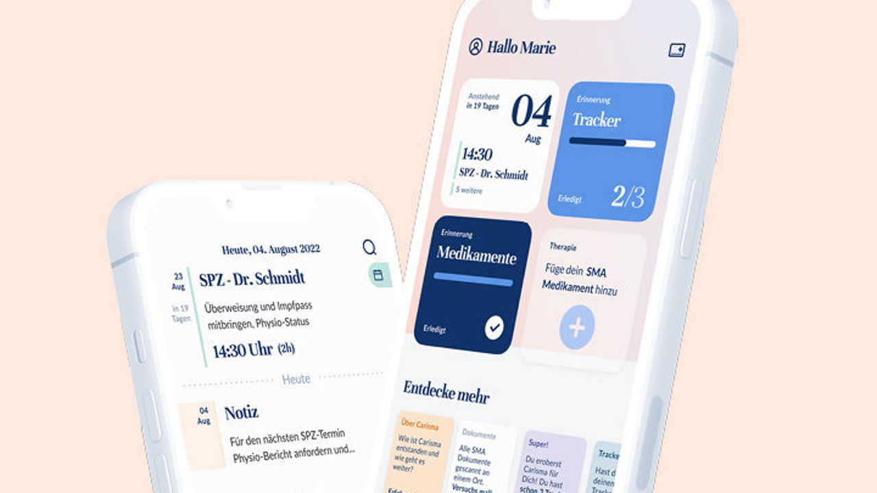 Carisma – die App für Menschen mit SMA