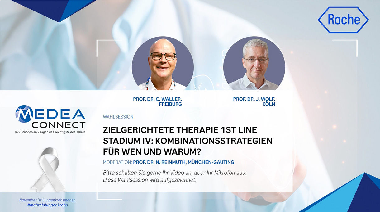 Zielgerichtete Therapie 1st line Stadium IV