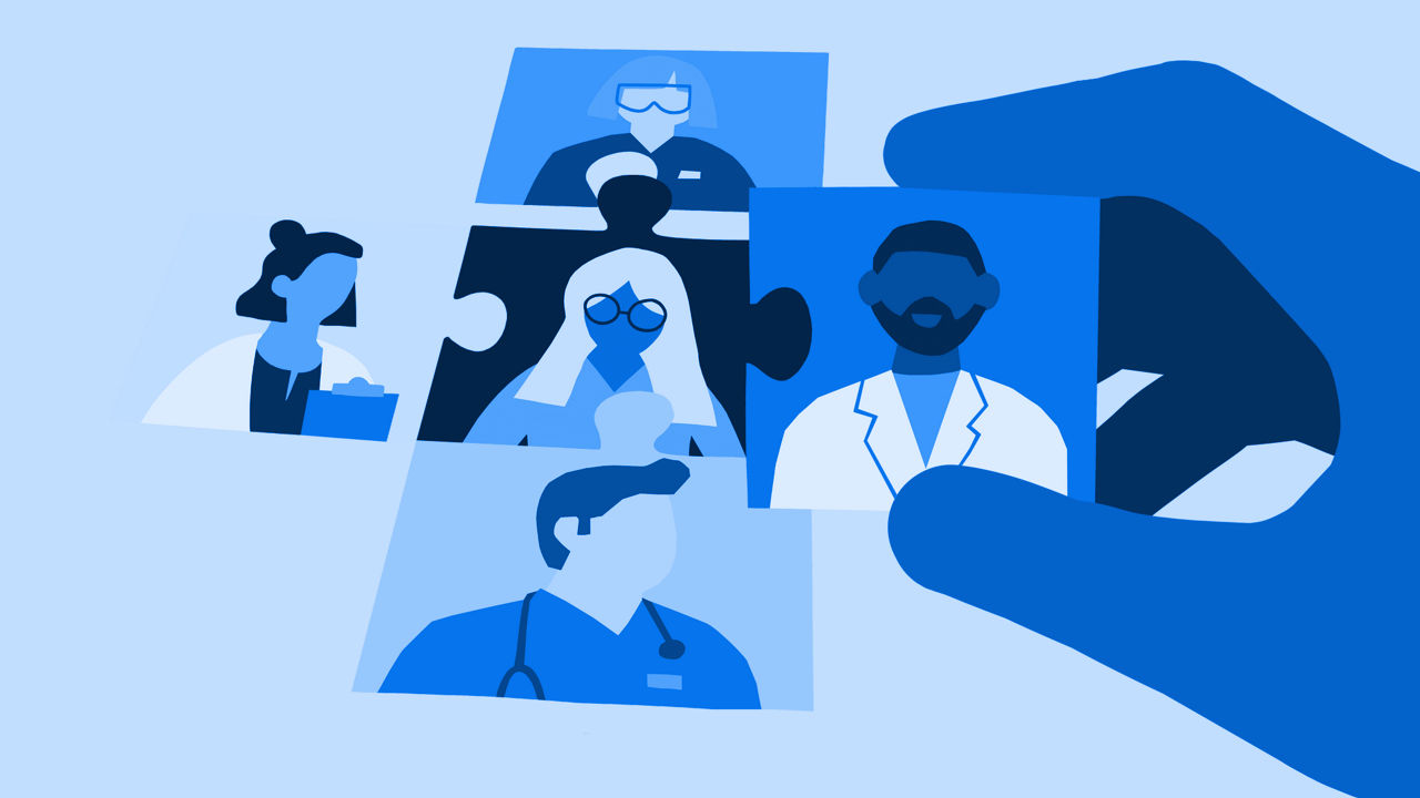 Illustration Personalisierte Medizin & Neuroscience