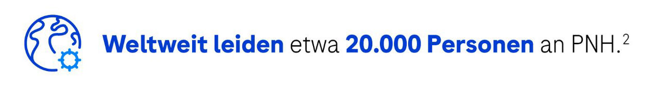 Weltweit leiden etwa 20.000 Personen an PNH