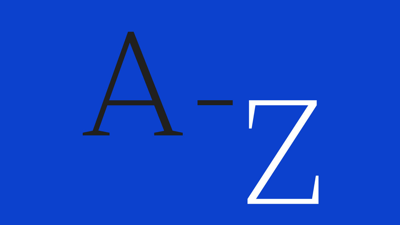 a-z