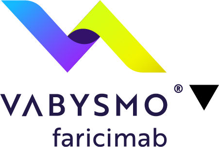 Vabysmo faricimab logo with black triangle