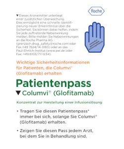 Patientenpass Columvi i.v.