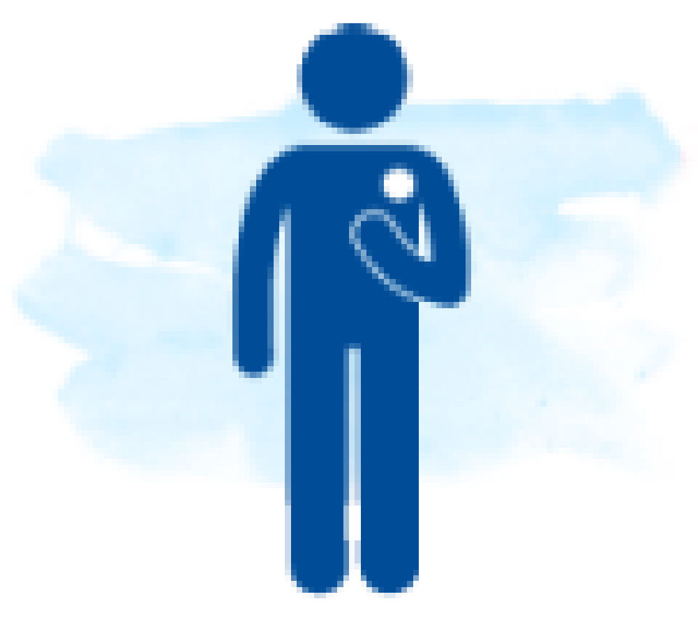 figure with lump icon