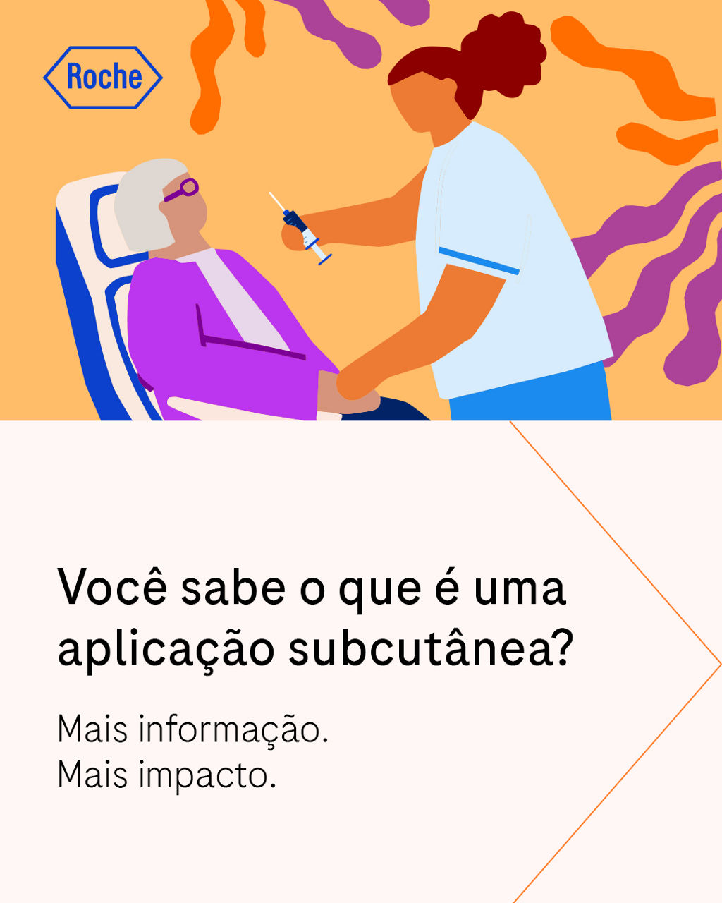 Você sabe o que é uma aplicação subcutânea? Mais informação. Mais impacto.