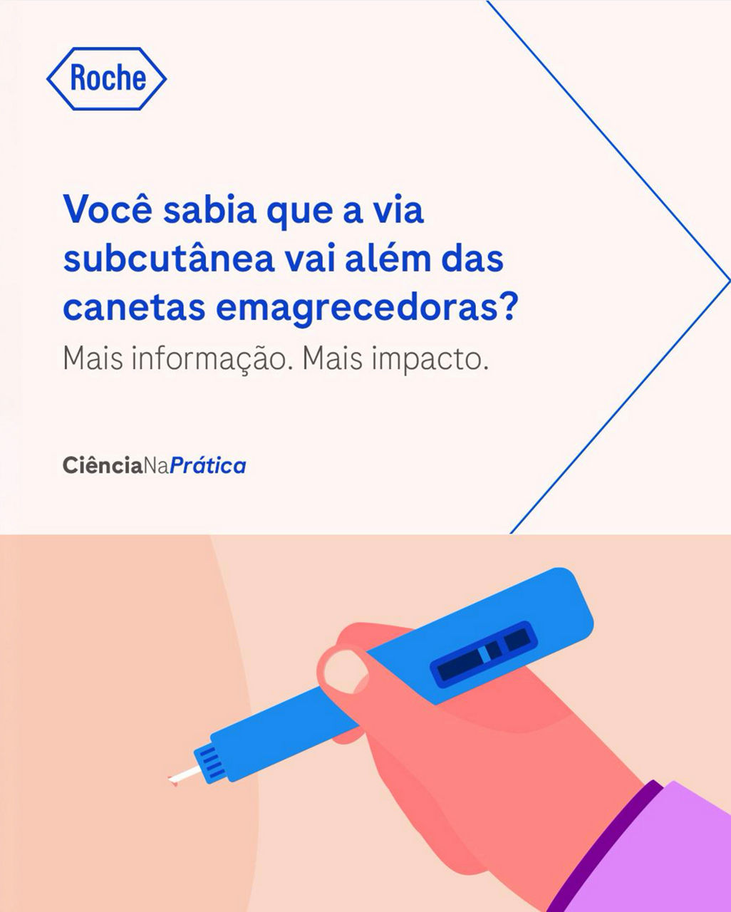 Você sabia que a via subcutânea vai além das canetas emagrecedoras? Mais informação. Mais impacto.