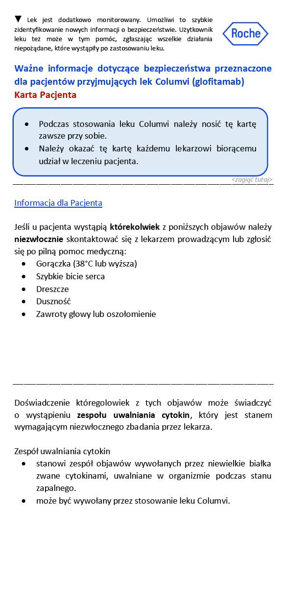 Columvi -   Karta dla Pacjenta
