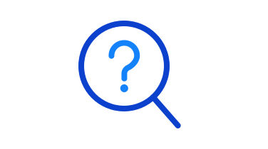 Ikona lupy ze znakiem zapytania