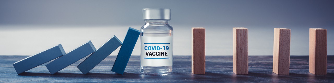 COVID-19 vaccine stopping domino effect.
