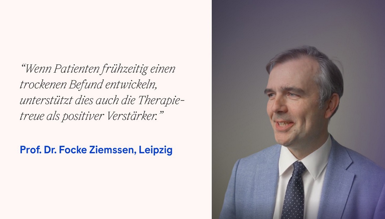 Erfolge in der Behandlung gegen die nasse Makula wirken motivierend auf Patienten!