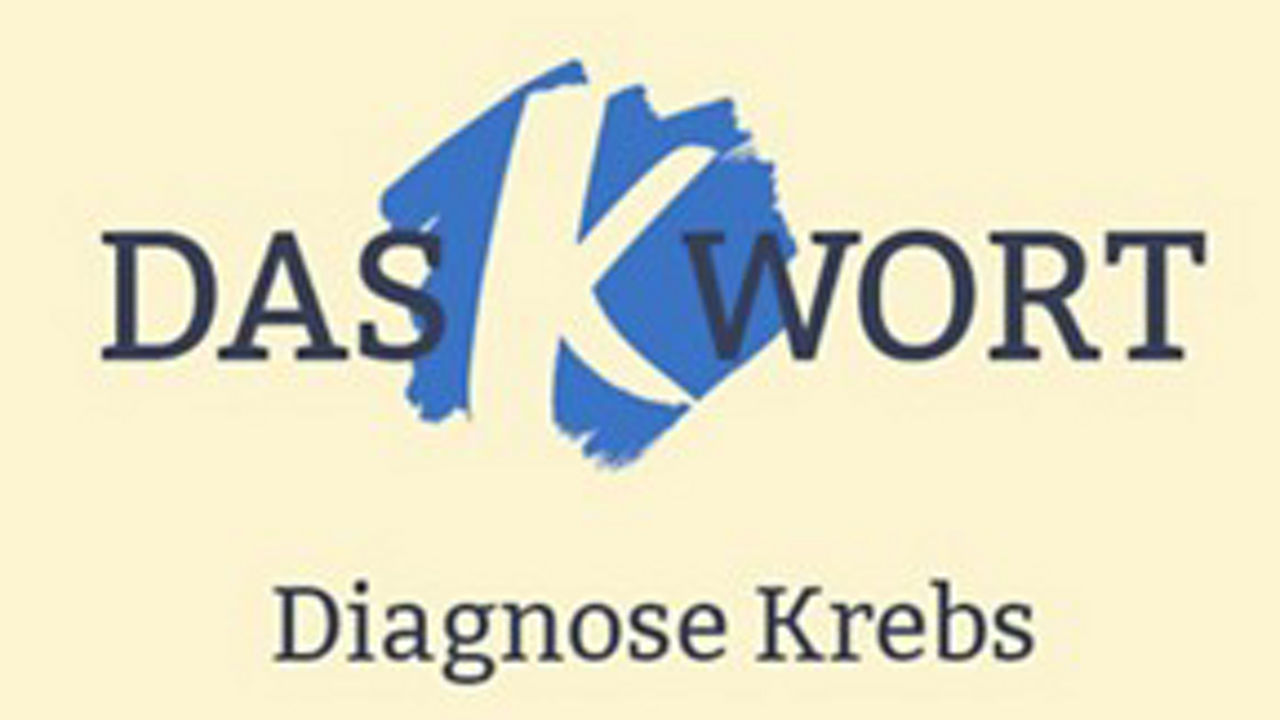 Schriftzug Das K Wort Diagnose Krebs