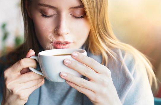 Cafe, Winter, Women, Coffee - Drink, Sunset