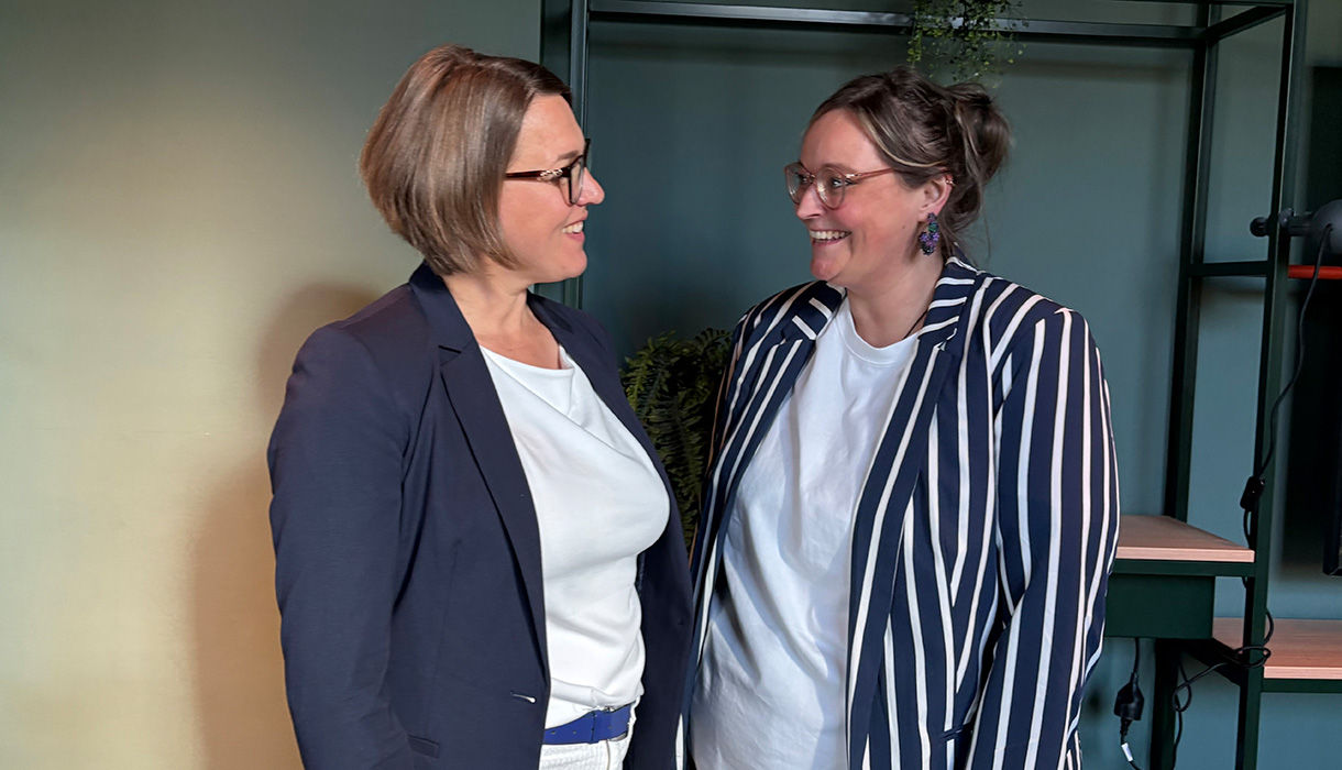 links: Denise Gelpke, rechts: Henriette Schnabl