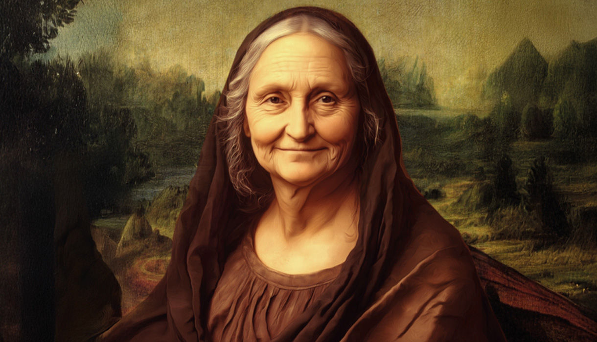 Mona Lisa in älter