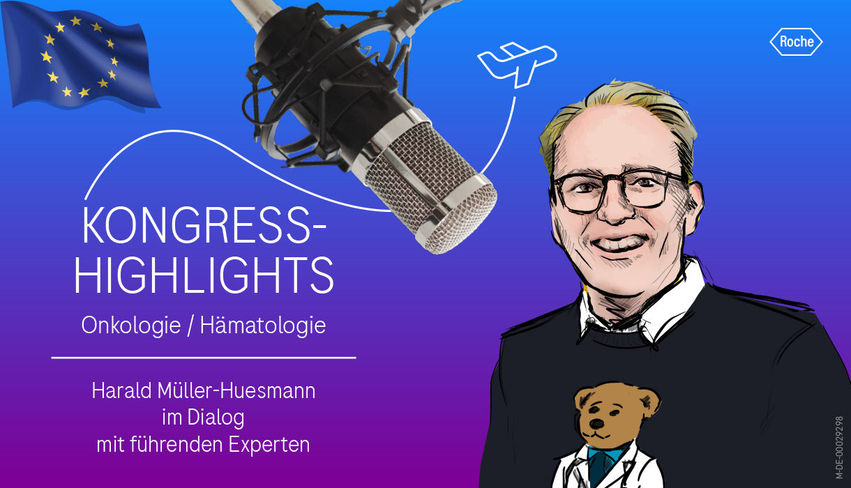 Sonderfolgen europäischer Krebskongress - Illustration von Harald Müller-Huesmann