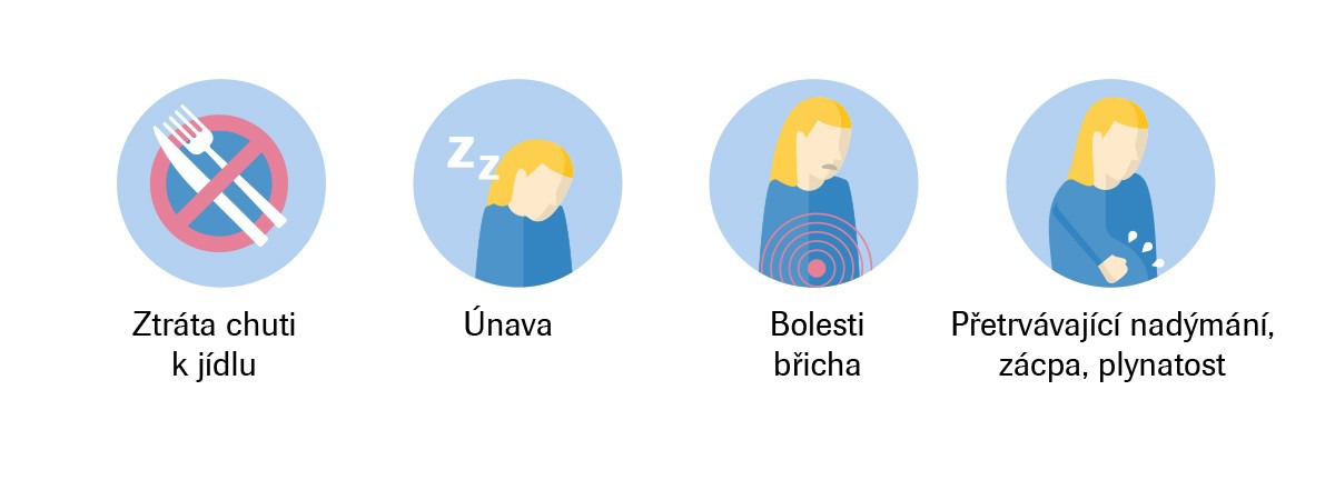 Rakovina vaječníků - varovné příznaky