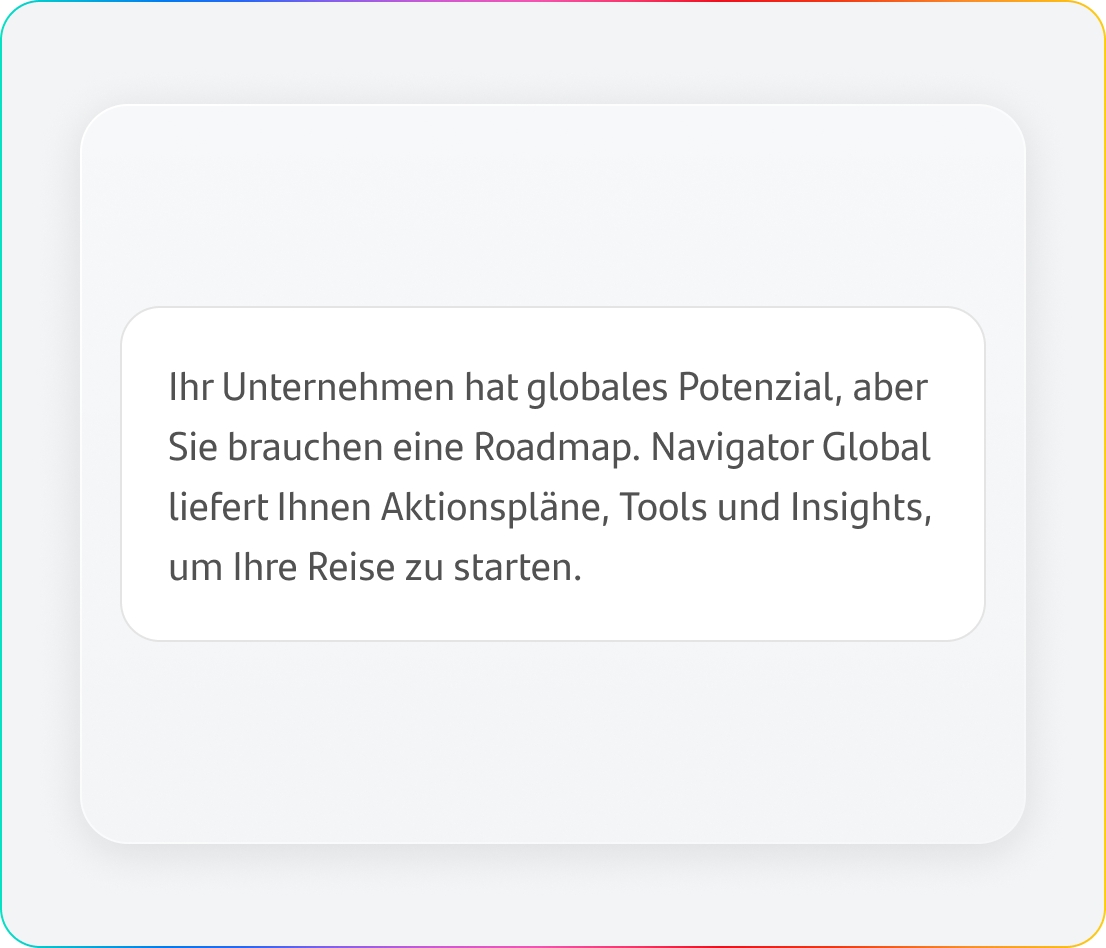 Global ambitionierte Unternehmen
