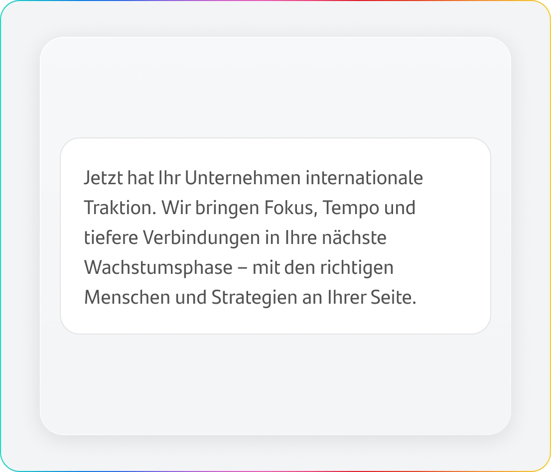 Global tätige Unternehmen