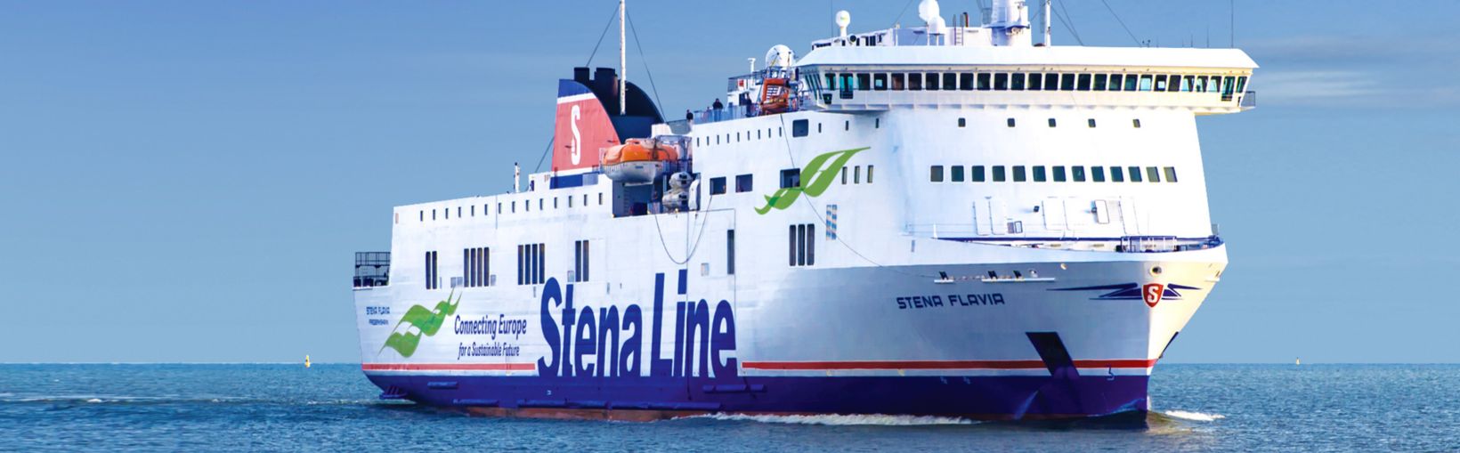 Stena Flavia ferry at sea