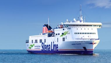 Stena Flavia en el mar