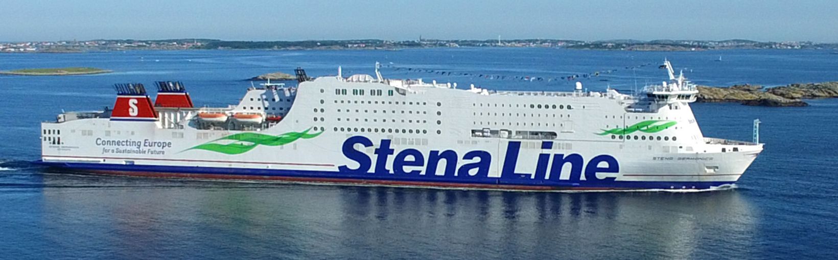 Stena Germanica ferry en mer