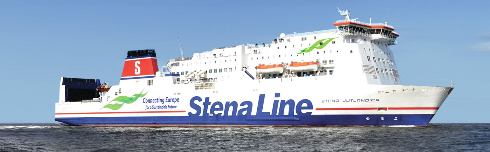 Stena Jutlandica ferry en el mar