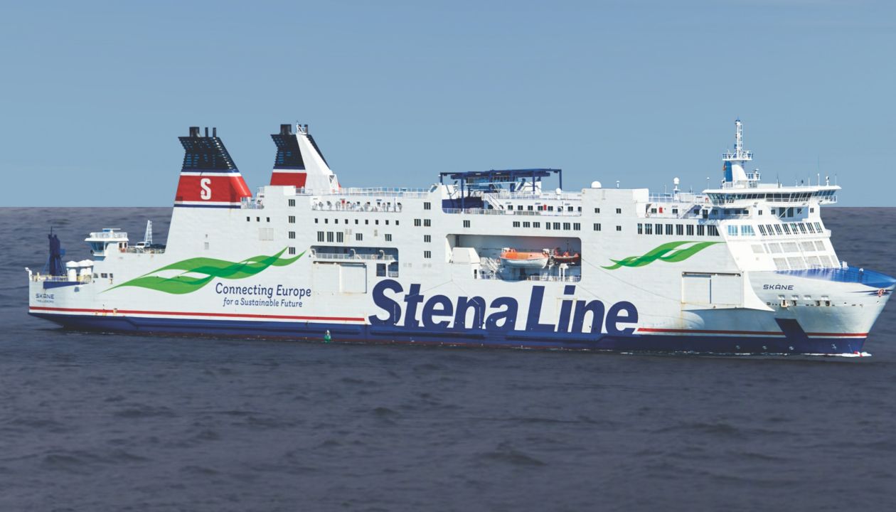 Skane ferry at sea                 