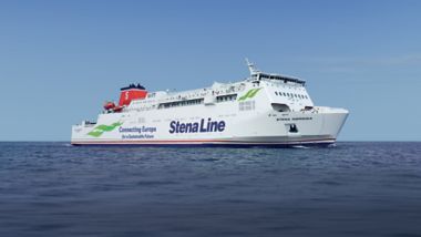 Stena Nordica en el mar