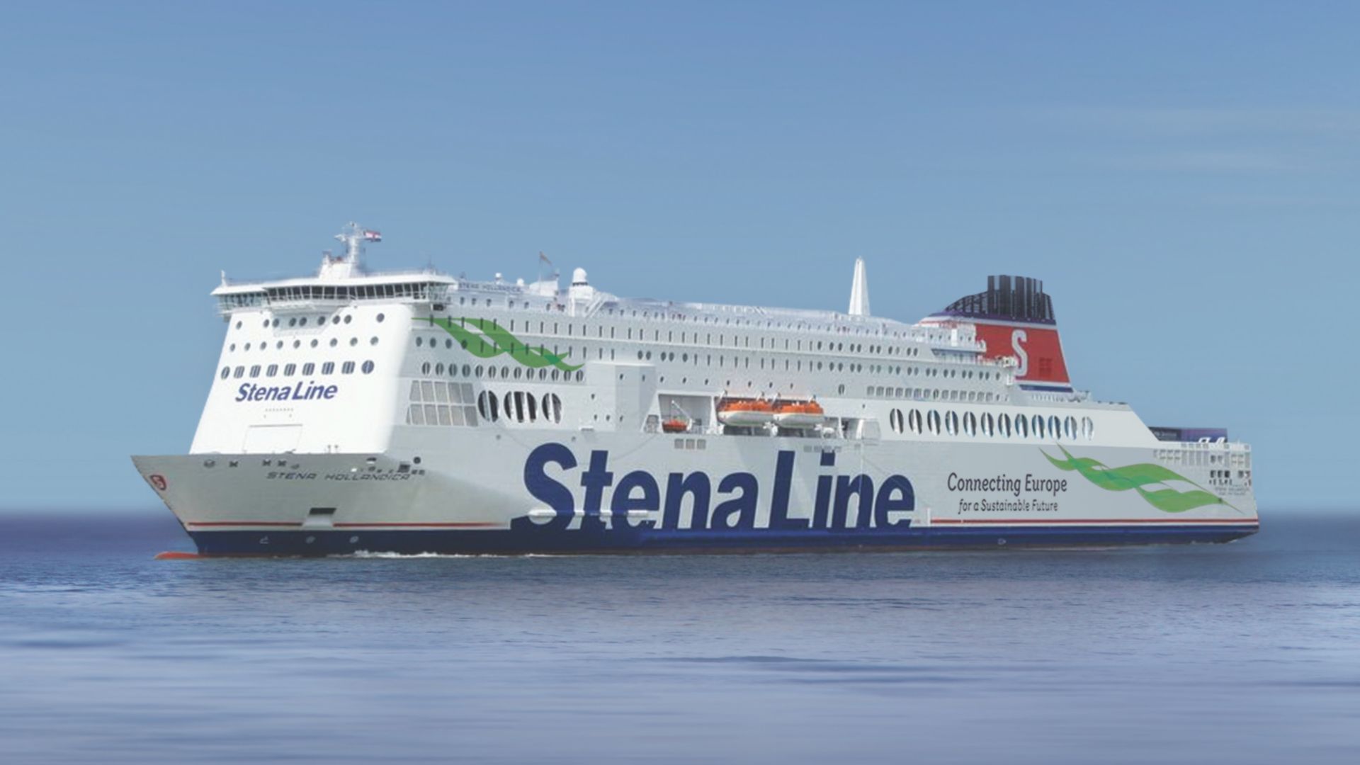 Færgen Stena Hollandica til søs                 