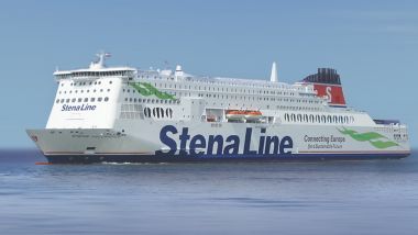 Stena Hollandica ferry at sea                 