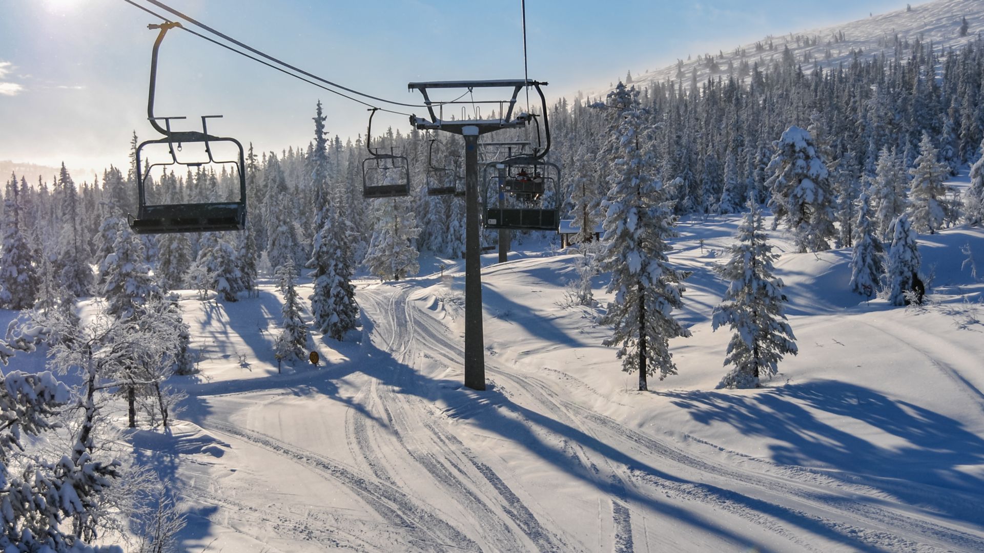 Skiing and nature in SÃ¤len, Sweden