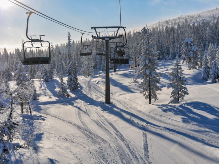 Skiing and nature in SÃ¤len, Sweden