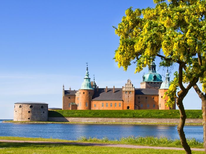 Medieval Castle in Kalmar, Sweden.