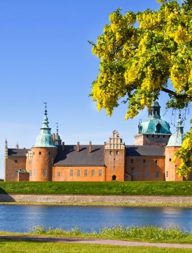 Castillo medieval en Kalmar, Suecia.