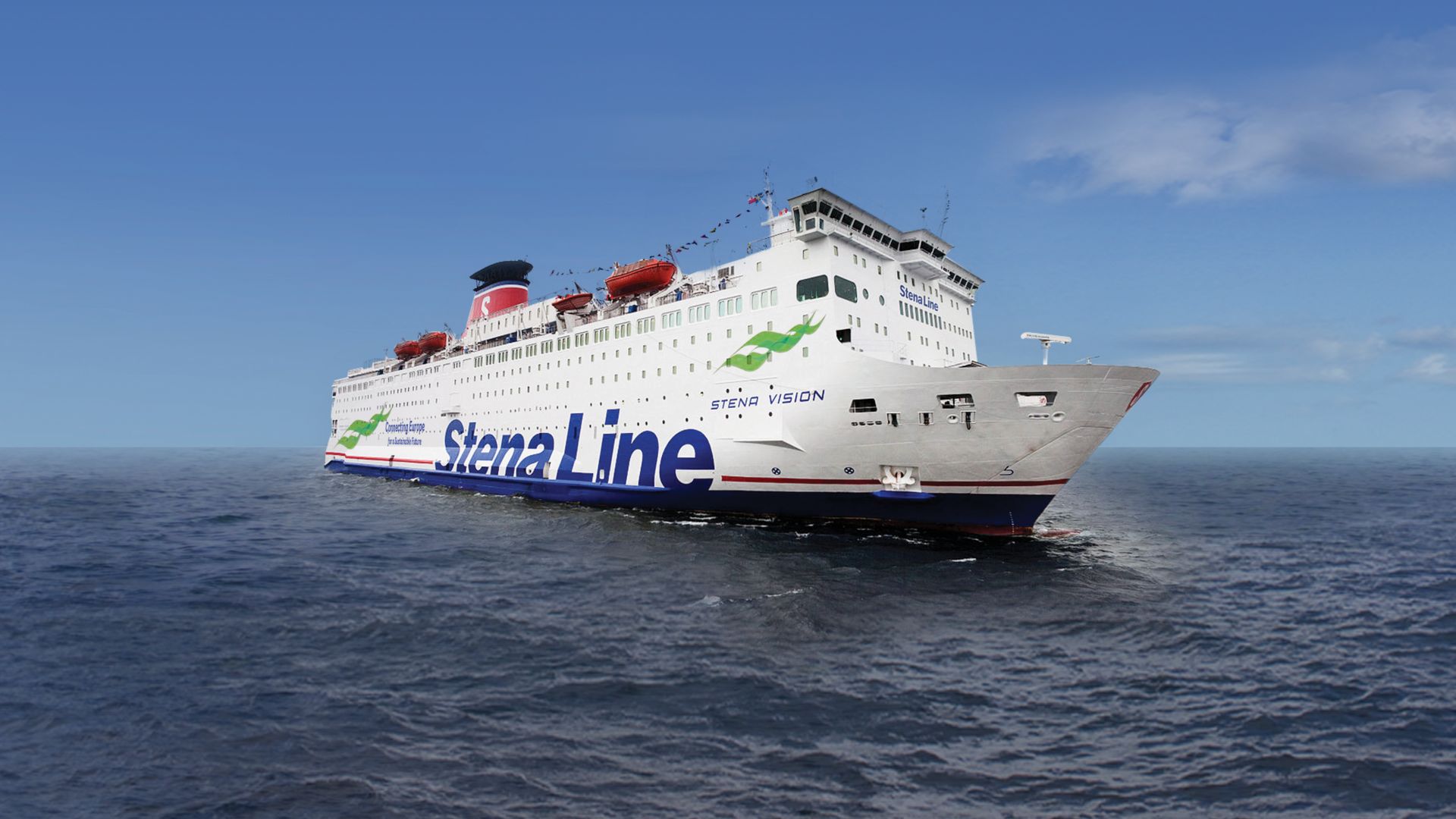 Stena Vision ferry at sea