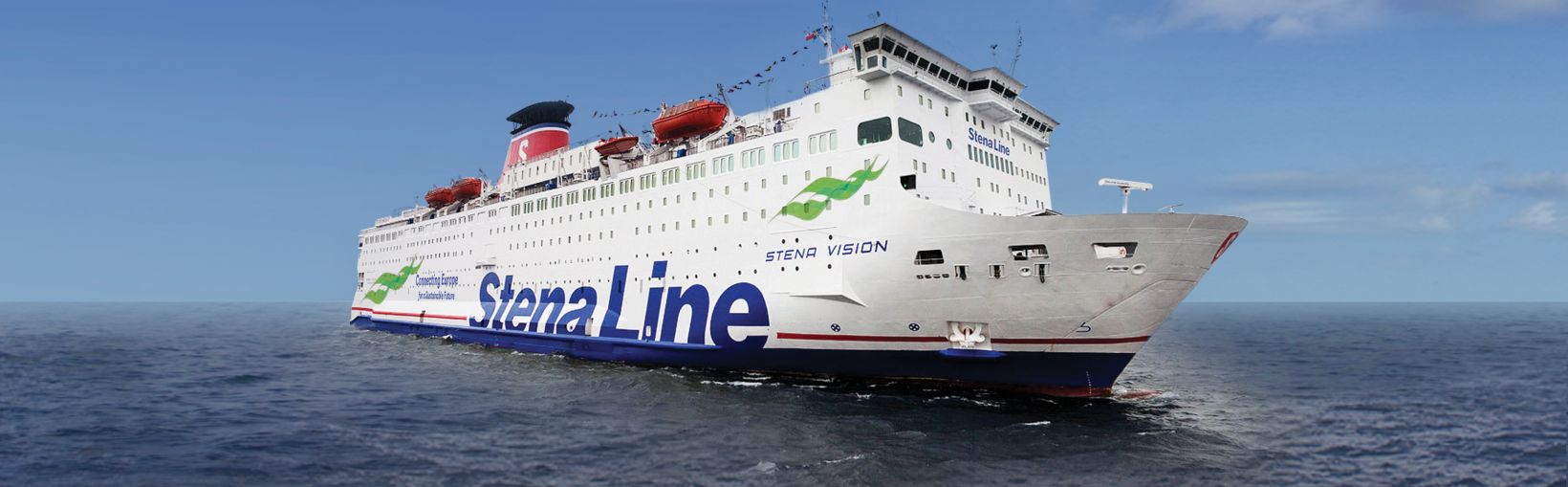 Stena Vision ferry en el mar