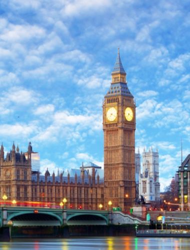 Londra - Big ben e camere del parlamento, Regno Unito