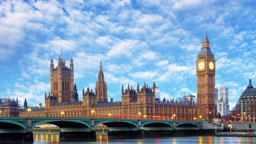 Londres - Big ben et les chambres du parlement, Royaume-Uni