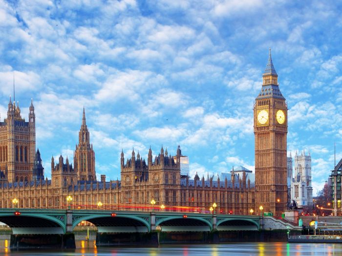 London - Big ben and houses of parliament, UK