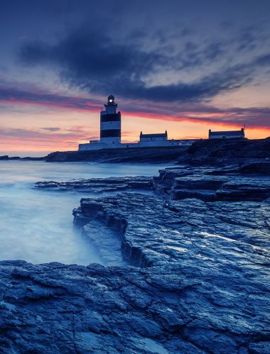 County Wexford, Irland Lighthouse ved Hook Head