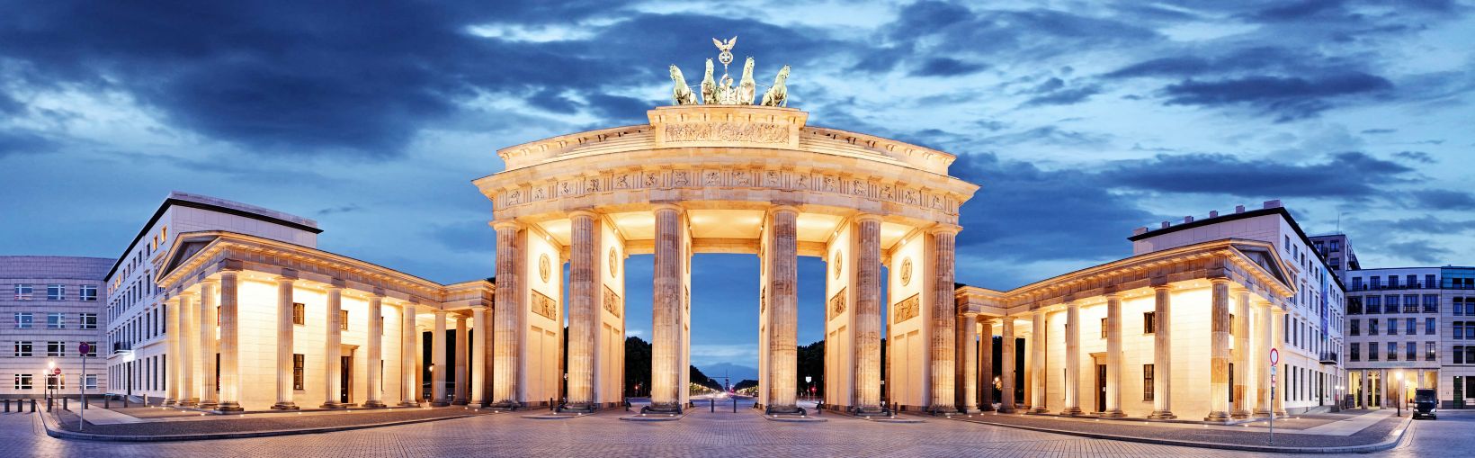 Brandenburg Gate, Berlin, Germany - panorama