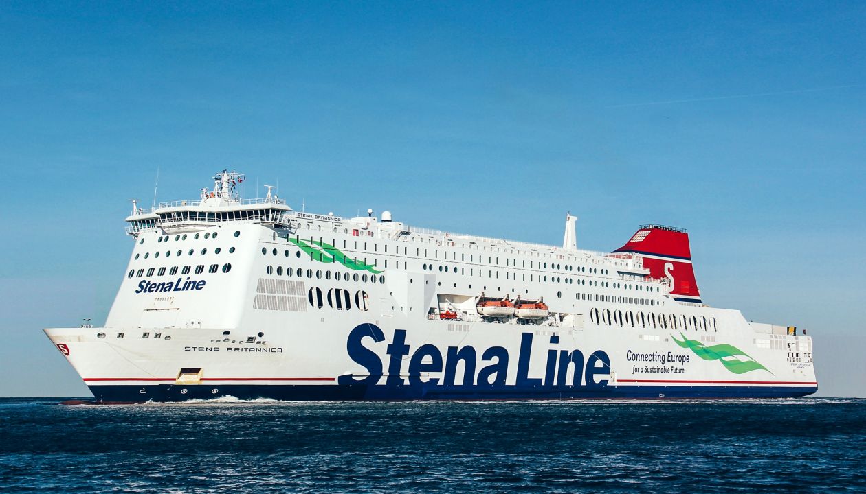 Stena Britannica ferry at sea