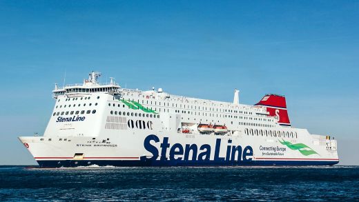 Stena Britannica ferry at sea