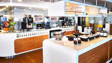 Stena Plus Lounge self service area onboard
