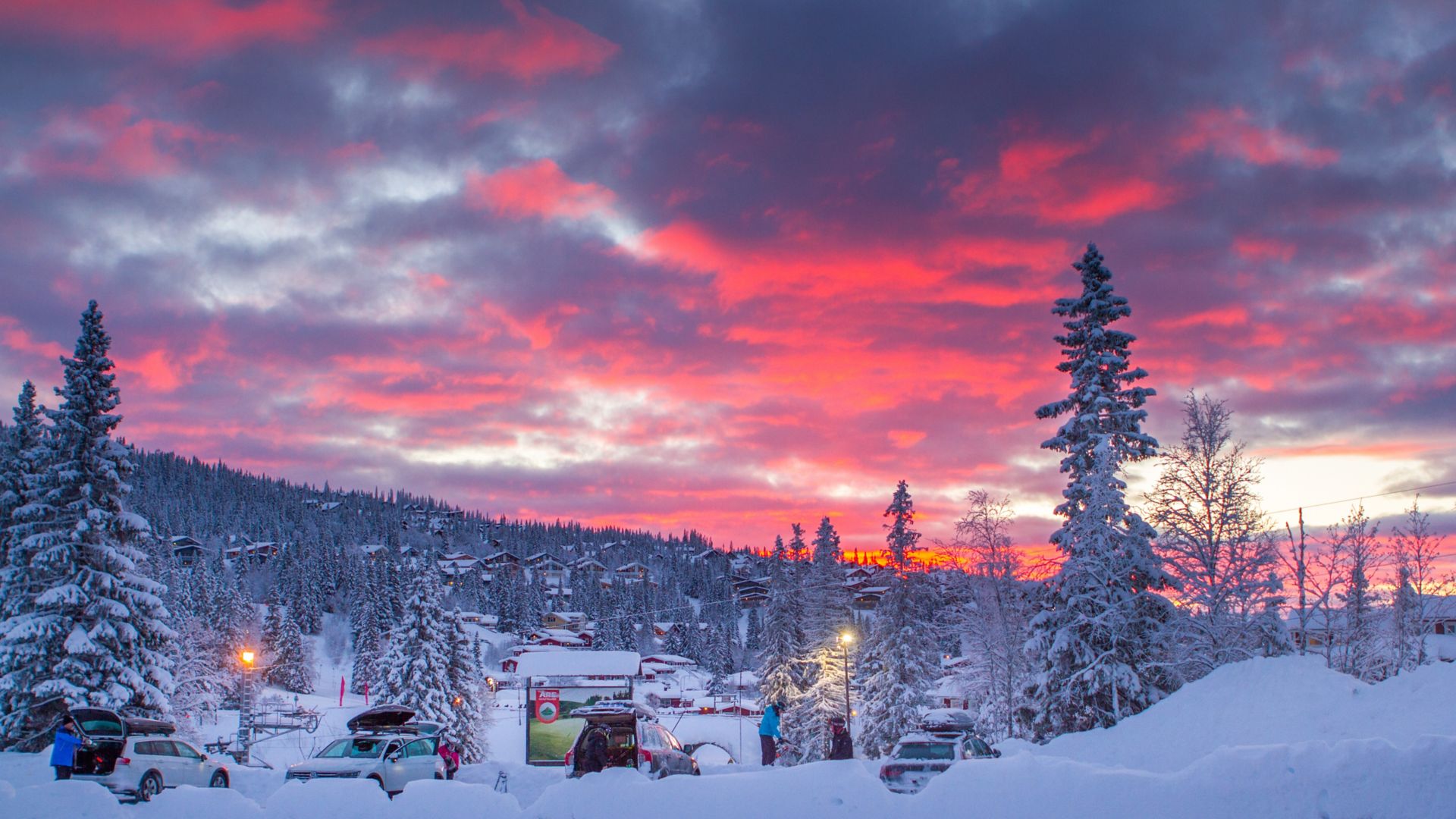 Päikesetõus Rootsis Åres